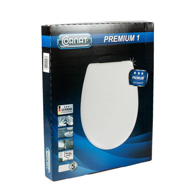 Cornat Premium 1 toiletbril afneembaar wit