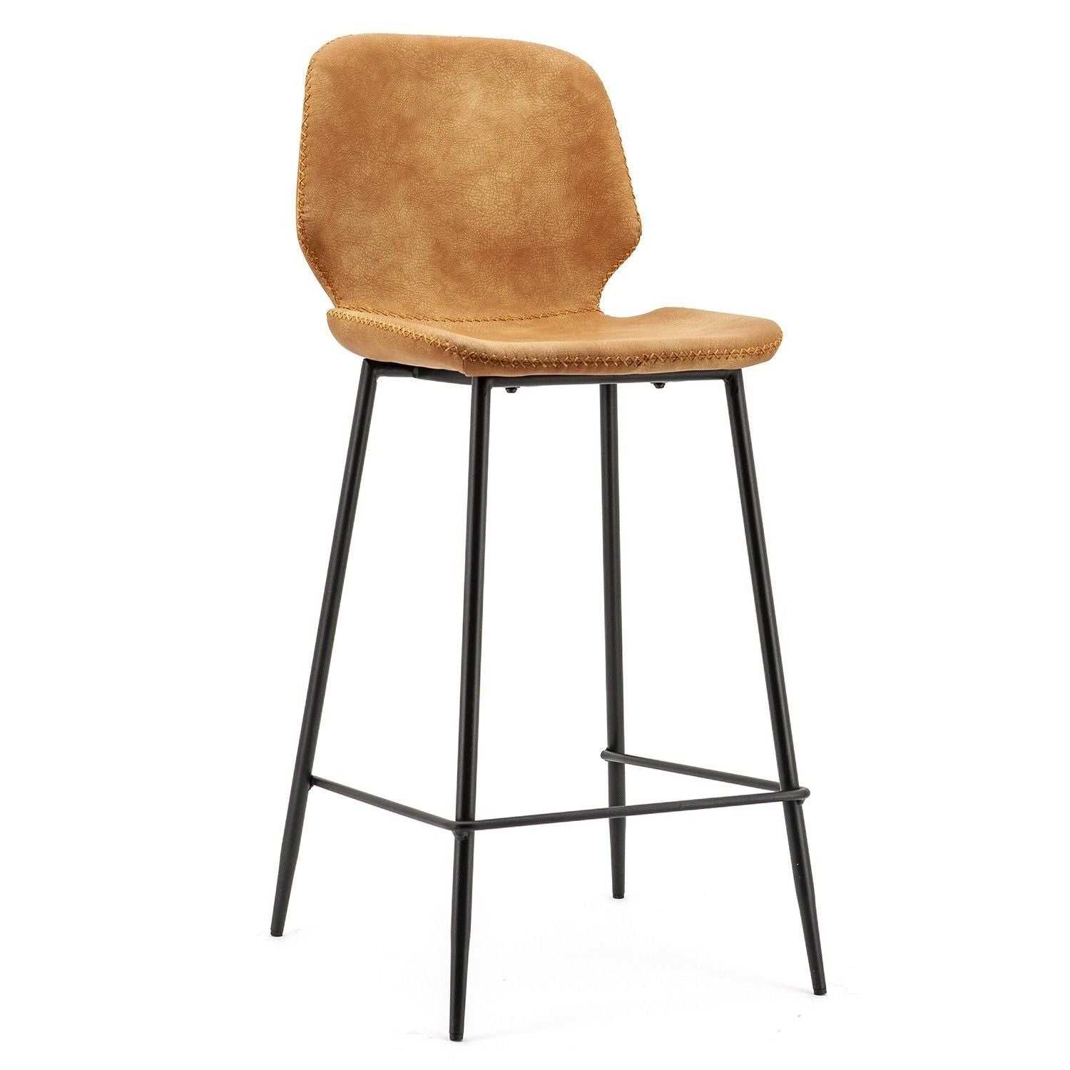 By-Boo Bar chair Seashell high - cognac