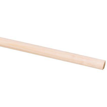 Kwartronde lat grenen 11x11mm 270 cm.
