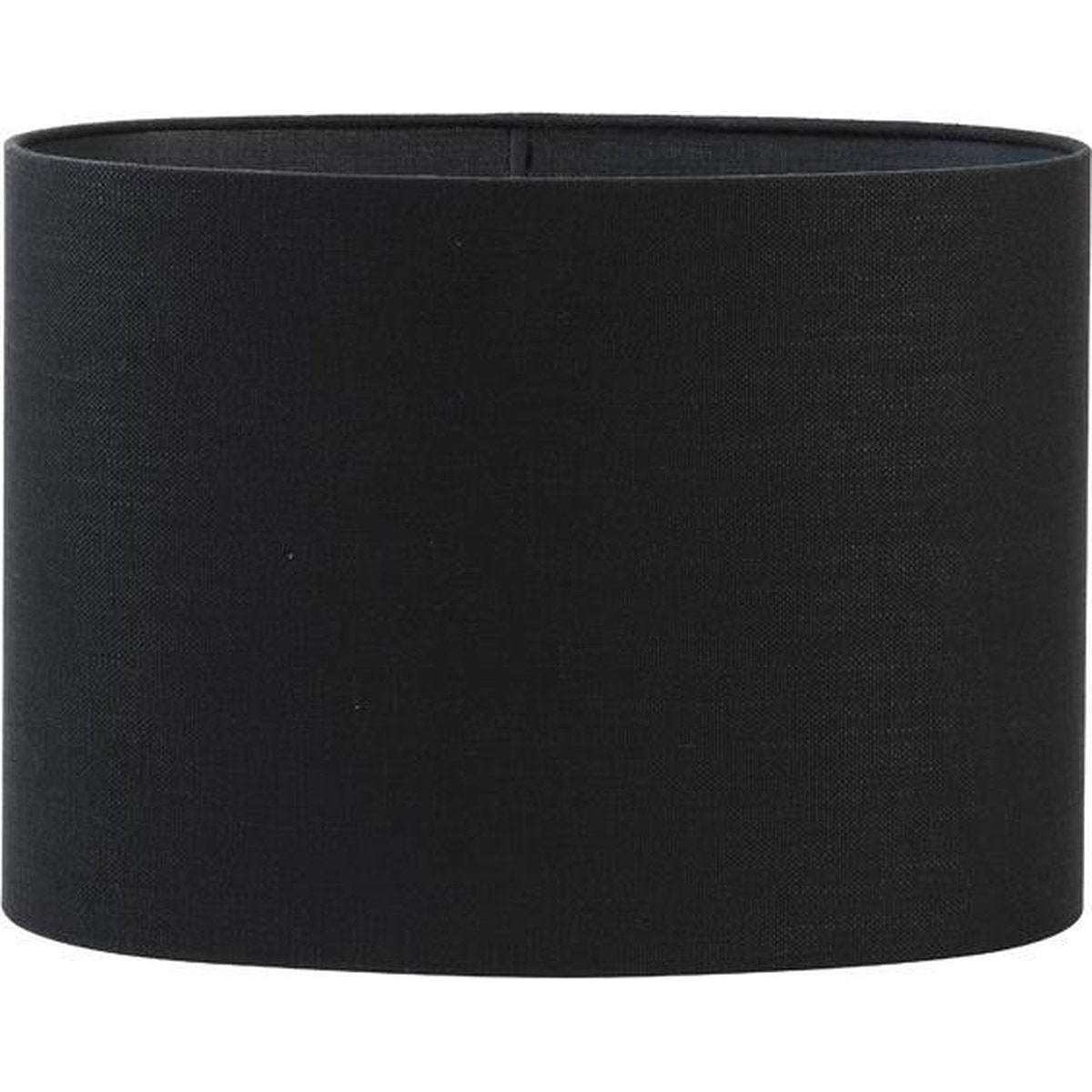 Light & Living kap ovaal recht smal Livigno zwart