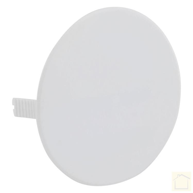 Afdekplaat zelfklemmend, rond 95 mm wit