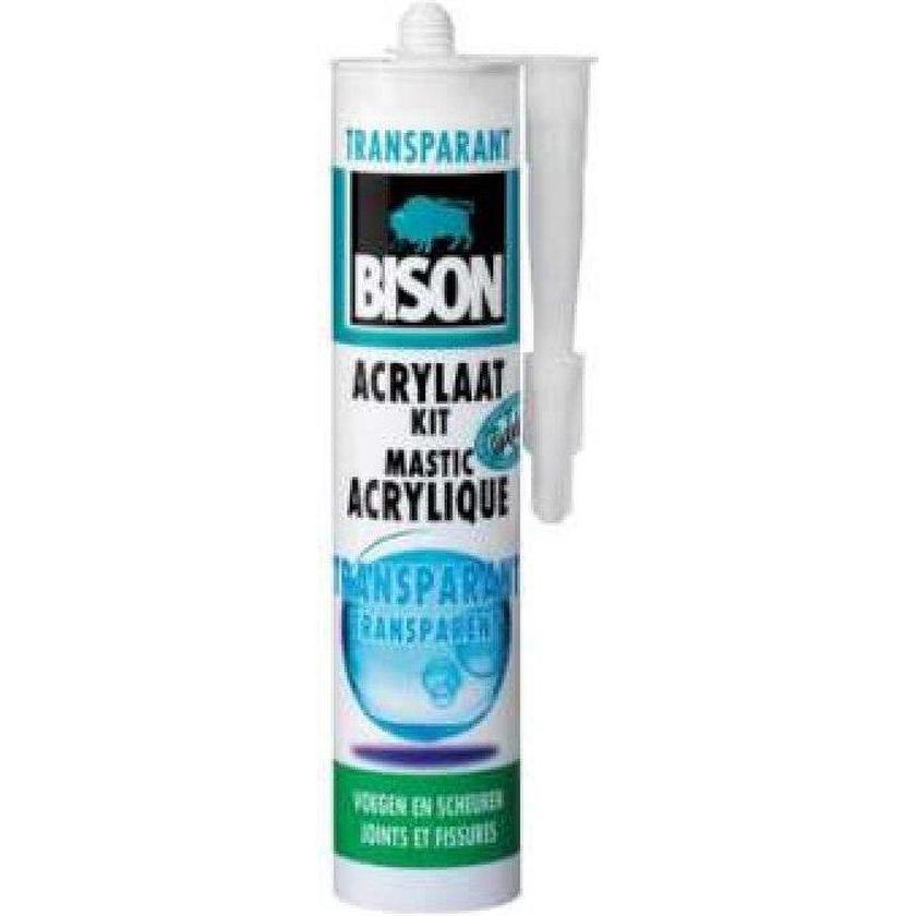 Bison acrylaatkit 310 ml. transparant Bison acrylaatkit 310 ml. transparant
