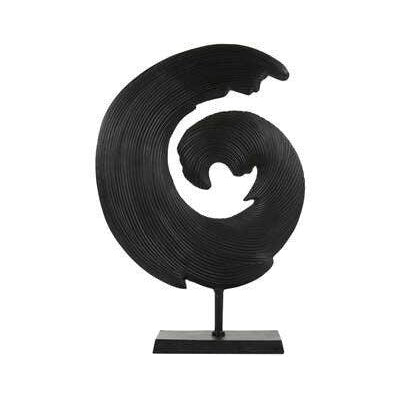 Light & Living ornament op voet Shwiba zwart