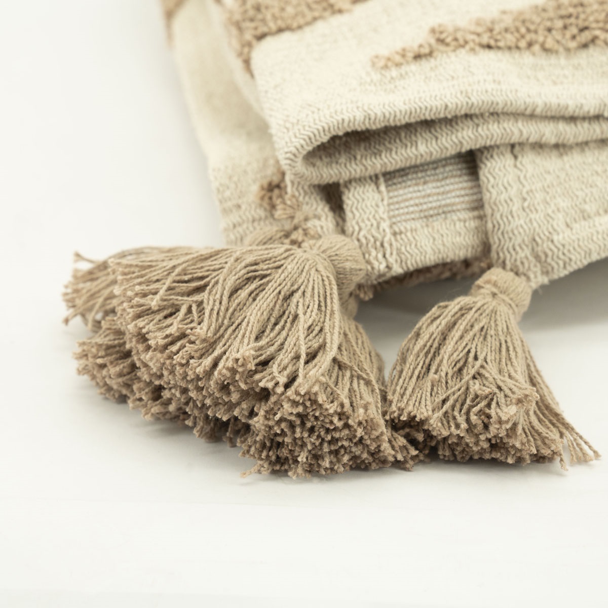 By-Boo plaid Majani taupe B130 × H170 cm