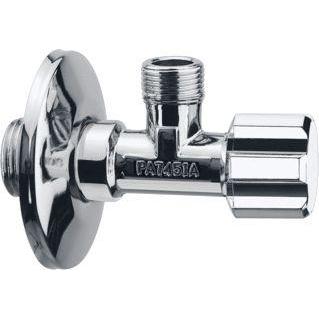 Raminex hoekstopkraan 1/2"x3/8" chroom