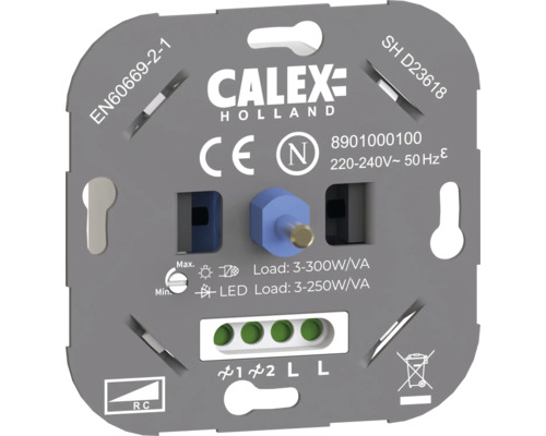 Calex LED inbouwdimmer 3-250W RC