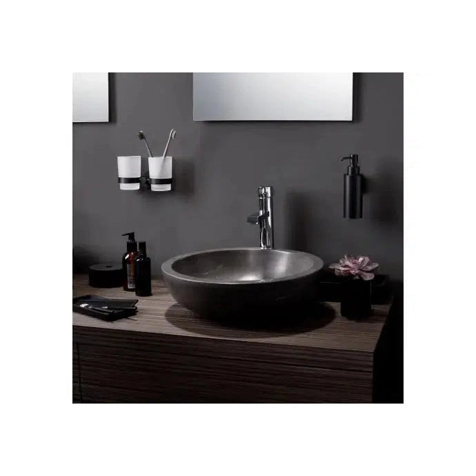 Haceka Kosmos zeepdispenser mat zwart