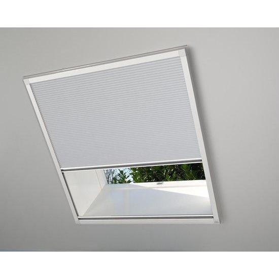 Hamstra Ultra duo-plissé dakraamhor 133x180 wit