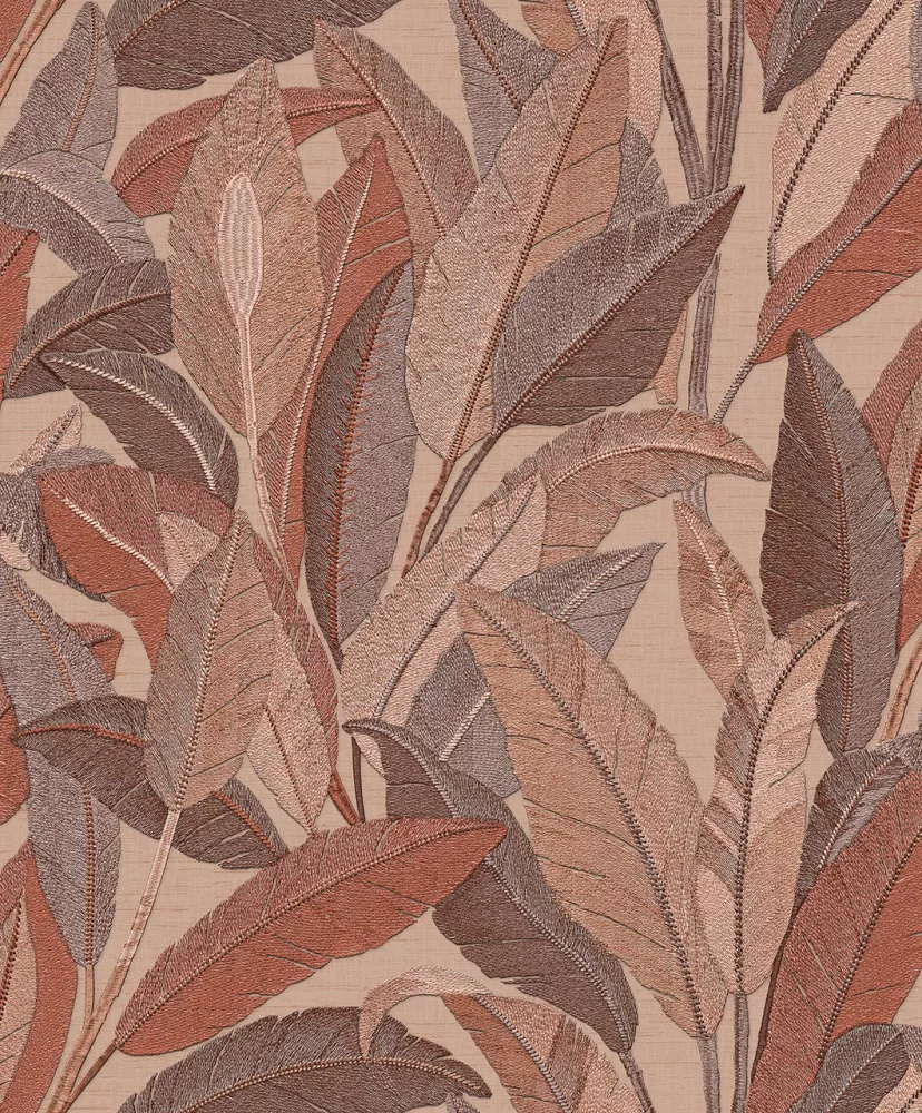 Dutch Wallcoverings Renaissance 2 vliesbehang terracotta
