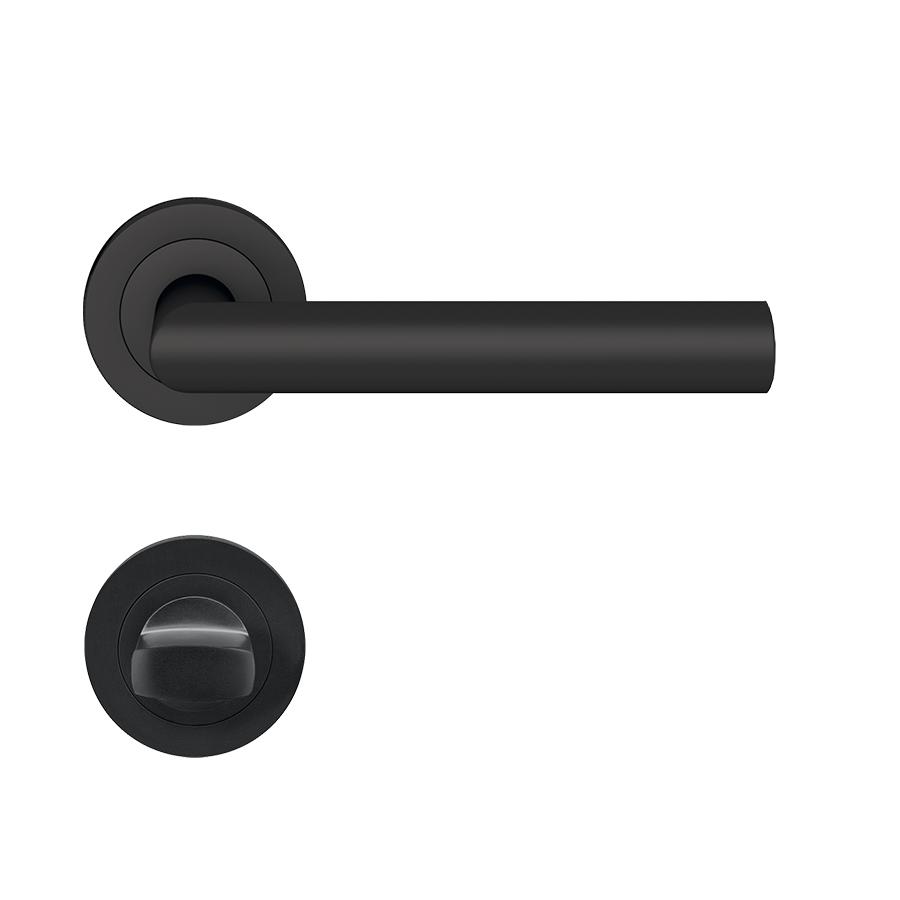 Deurkruk Rhodos ER28 zwart