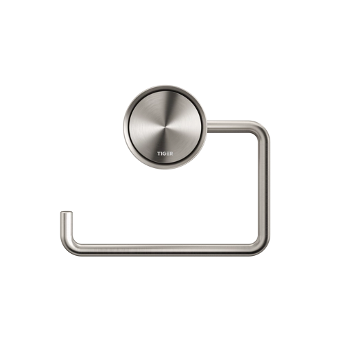 Tiger Ace Toiletrolhouder zonder klep RVS geborsteld