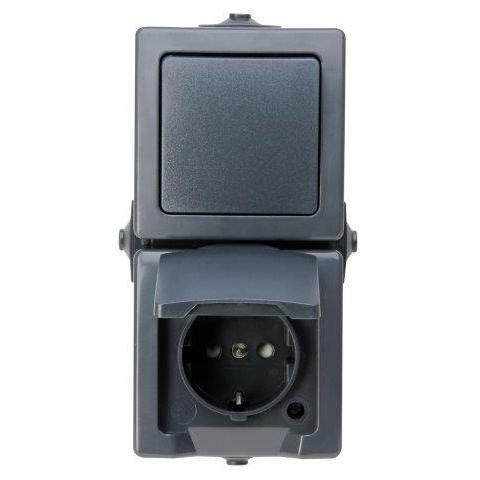 Nautic combinatie IP44 RA vert. antraciet