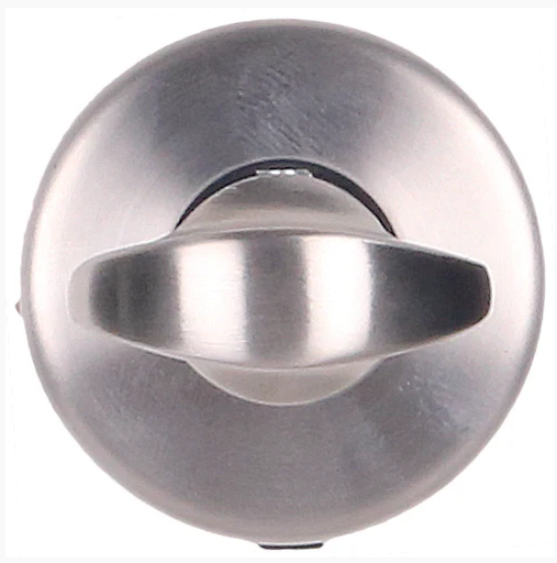 Toiletgarnituur RVS rond 50 mm