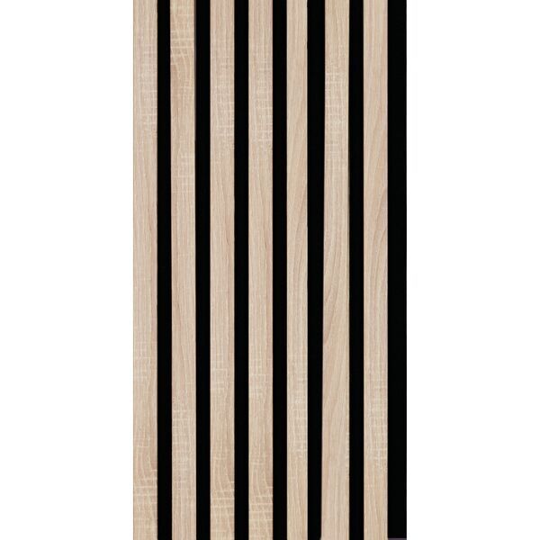 Decowall akoestisch licht eiken 260x30cm - 2 stuks