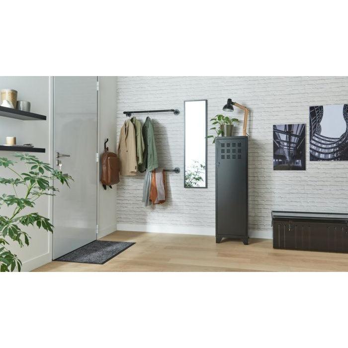 MyTube koppelstuk 25mm zwart voetplaat rond