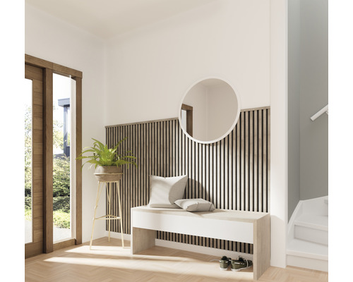 Decowall akoestisch paneel grijs eiken 2600x300mm - 2 stuks