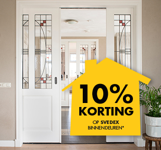 10% korting op Svedex deuren 