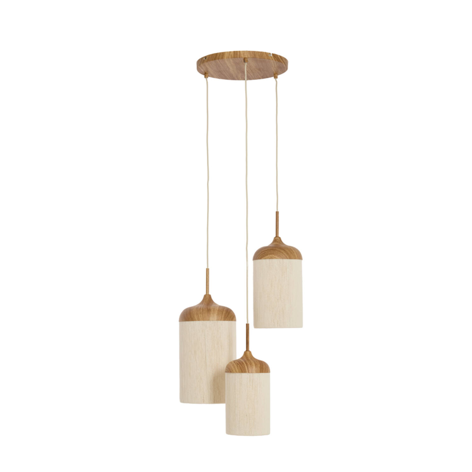 Light & Living Hanglamp Danialo naturel ?35x32 cm
