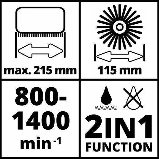 Einhell PICOBELLA Solo accu Terrasreiniger Power X-Change
