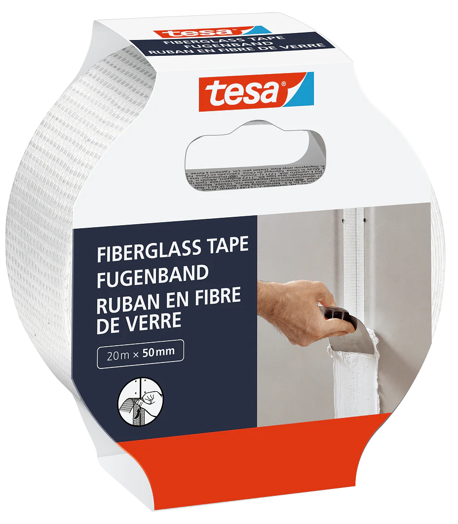 tesa zelfklevende glasvezeltape 50 mm x 20 m