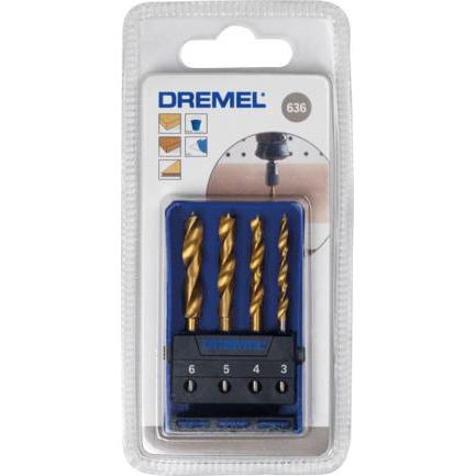 Dremel 636JA Houtborenset 4 stuks