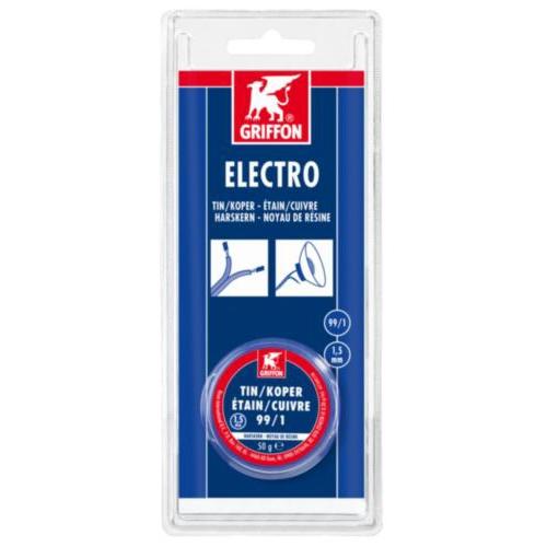 Griffon electro tin/koper 1,5 mm 50gr