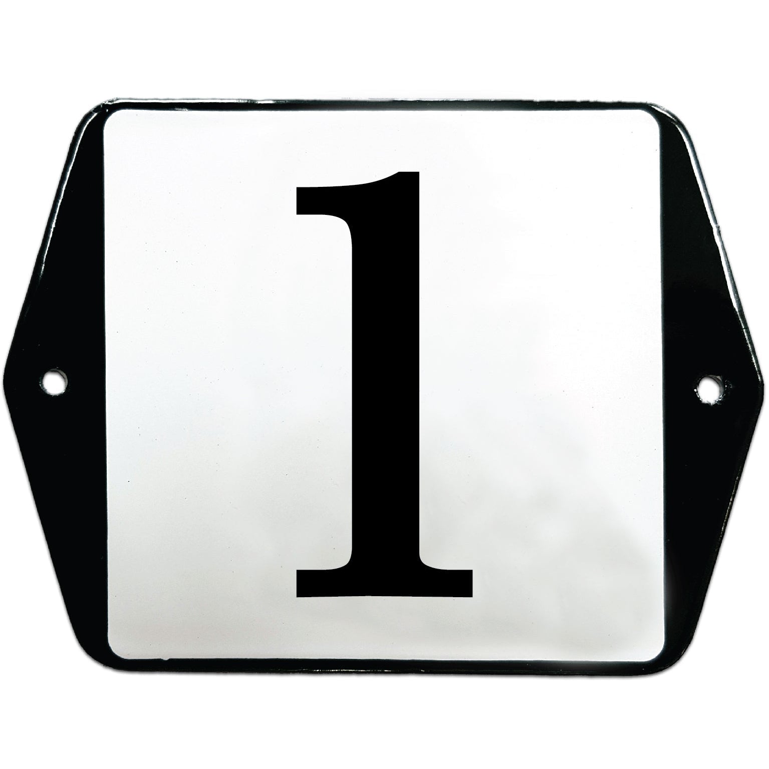 Emaille huisnummer 10x10 - 1