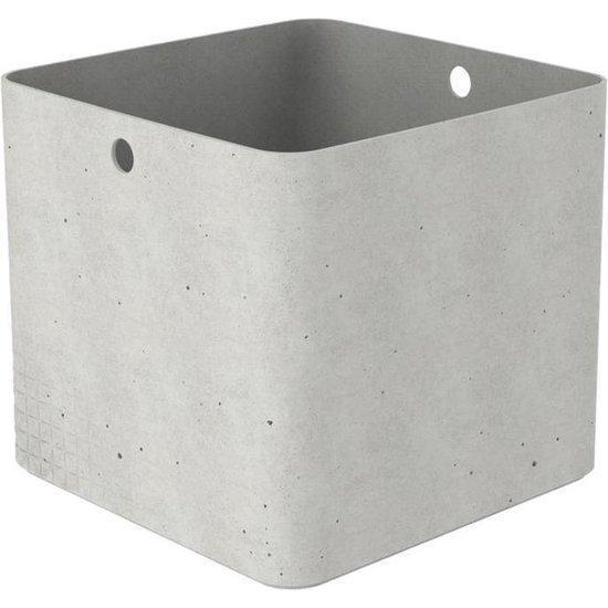 Curver Beton box XL 18 liter lichtgrijs