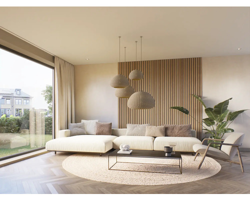 Decowall akoestisch paneel advanced brons eiken 2600x300x17mm - 2 stuks