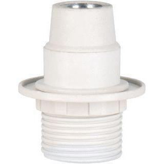 Bailey lamphouder E14 half draad + ring wit
