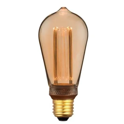Eglo LED lichtbron E27 4,3W ST64 amber dimbaar