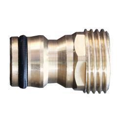 Garden Messing koppelstuk 3/4 m-clic