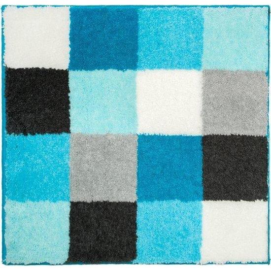 Casilin Blocks bidetmat aqua 50x60