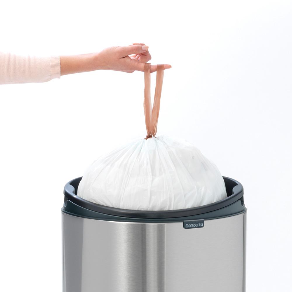 Brabantia Touch Bin afvalemmer 40 ltr. Matt Steel Fingerprint Proof