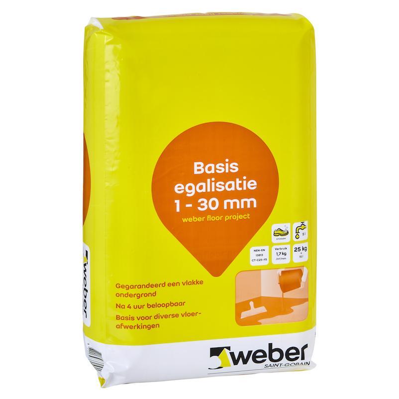 Weber Floor project basis egalisatie 25 kg.