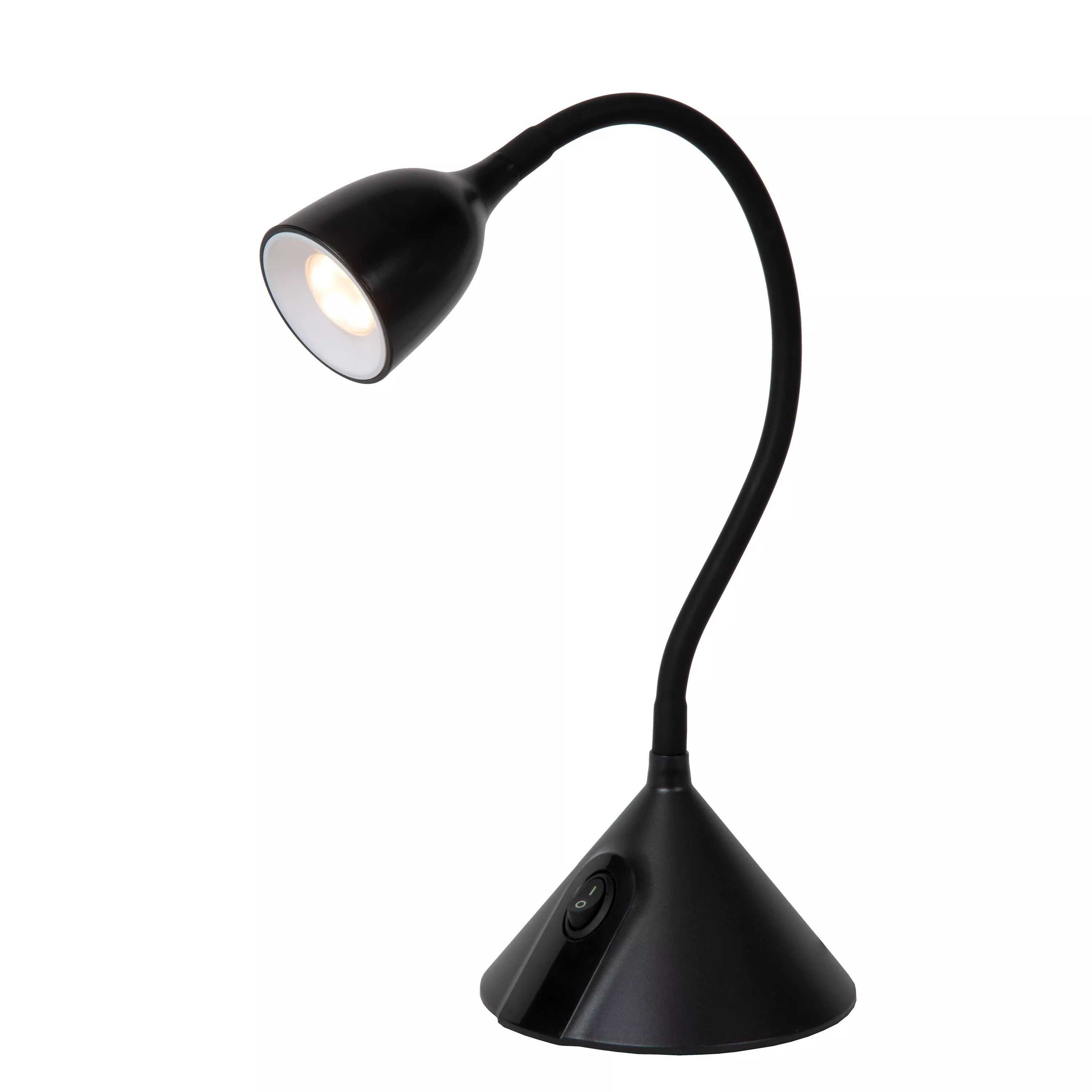 Lucide MILO - Bureaulamp - Ø 12,8 cm - LED - 1x3,2W 3000K - Zwart