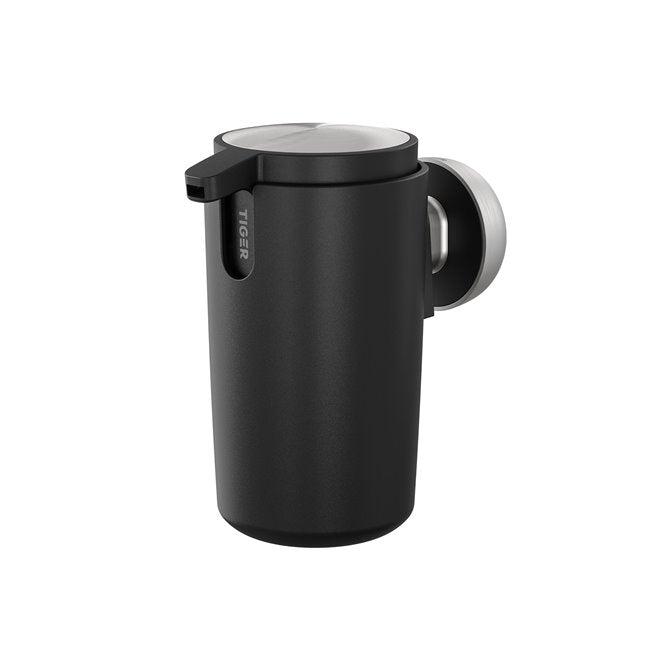 Tiger Cooper zeepdispenser 175ml zwart/RVS geborsteld