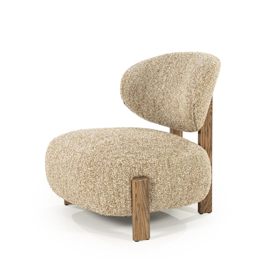 Eleonora fauteuil Reza bruin - taupe Bay