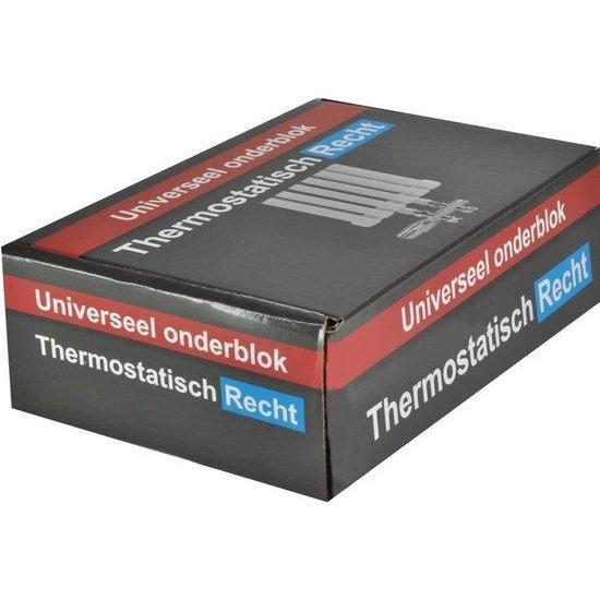 Riko set onderblok compl. recht 16 x 2,0 + 15 knel chroom