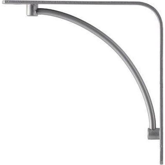 Duraline plankdrager arch mat zilver 14,5x14,5cm 6pp