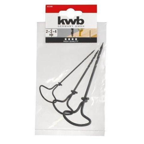 KWB FRETBORENSET 3-DEL. ZB 