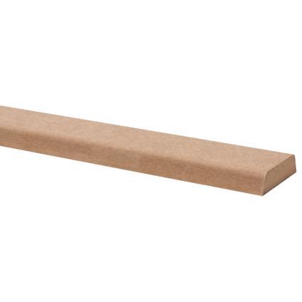 Koplat schuin MDF (1446) 12x45mm 260 cm.