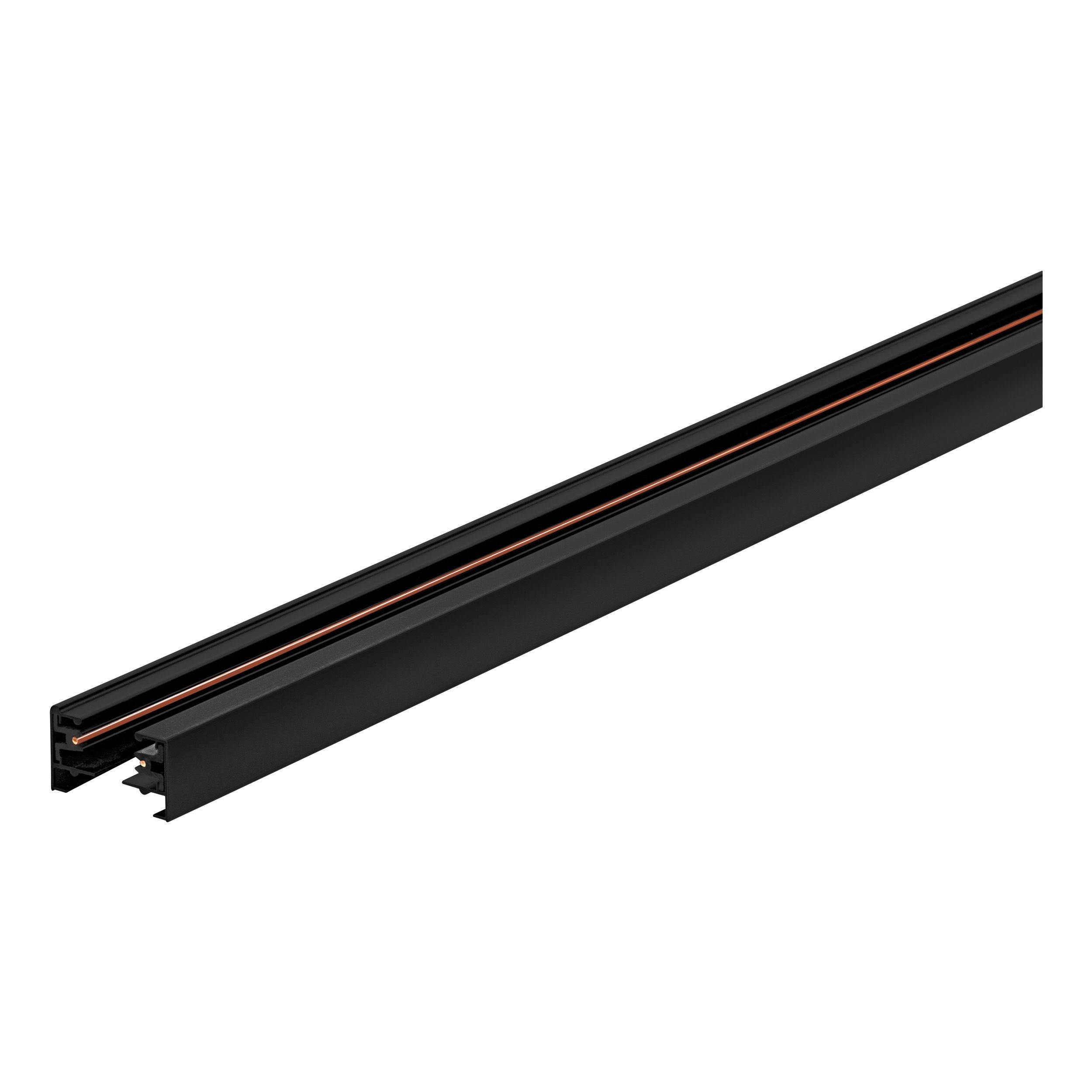 EGLO BASIC TRACK SYSTEM 1 MTR RAIL - 1 FASE - ZWART