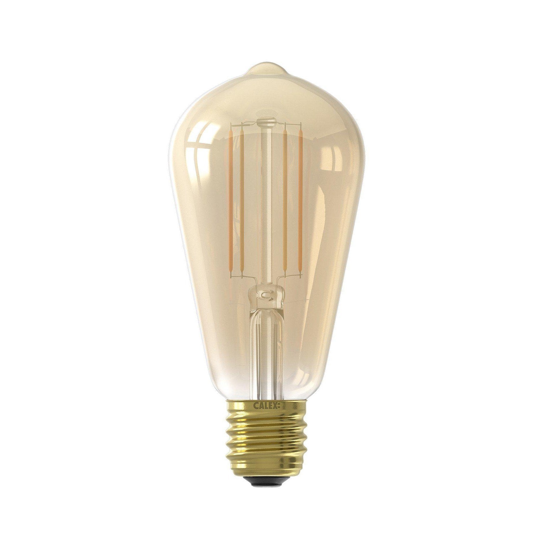 Calex Led Filament CALEX Smart LED Filament Gold Rustieklamp ST64 E27 220-240V 7W 806lm ...