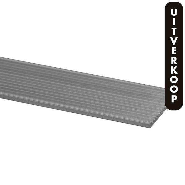 Antislip profiel aluminium 3x30mm 100 cm.