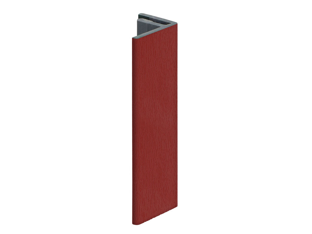 Keralit eindprofiel 17mm rood 4 meter