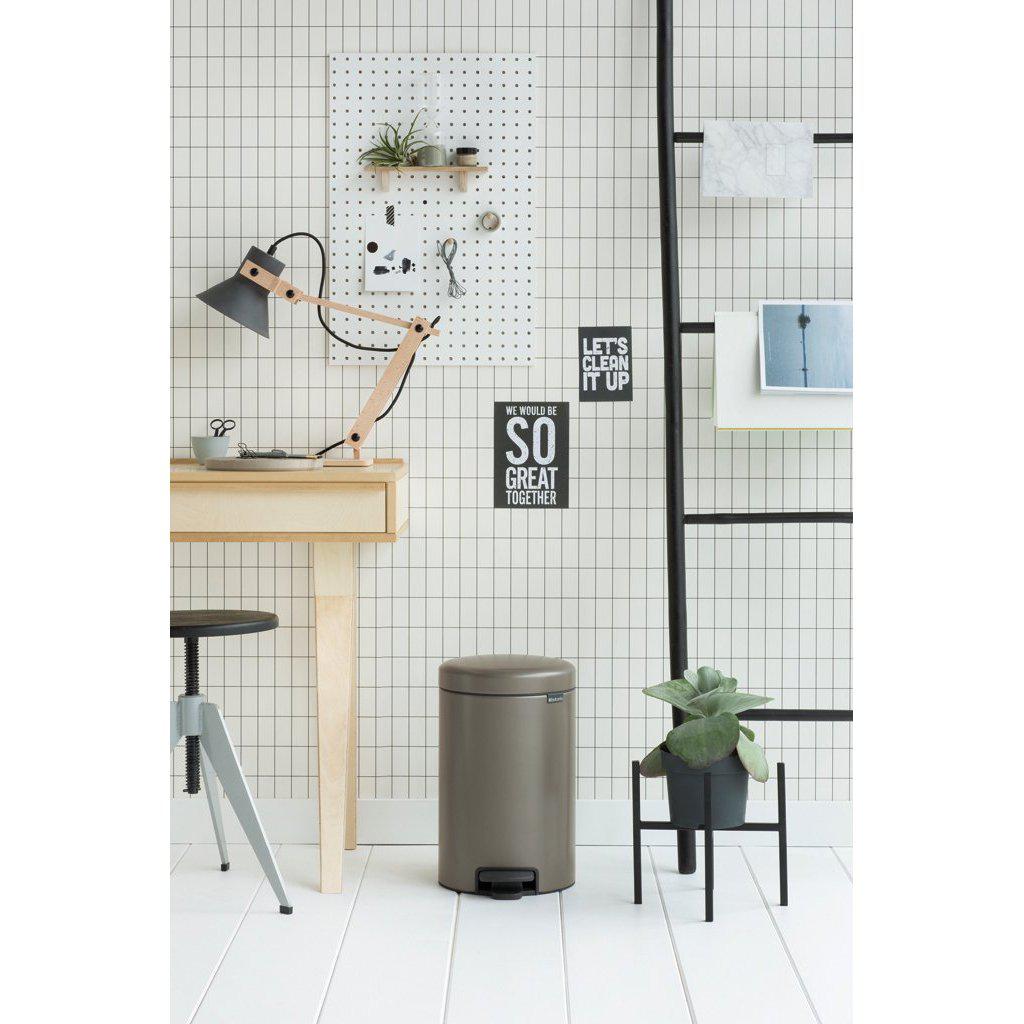 Brabantia NewIcon pedaalemmer 12 ltr. Platinum