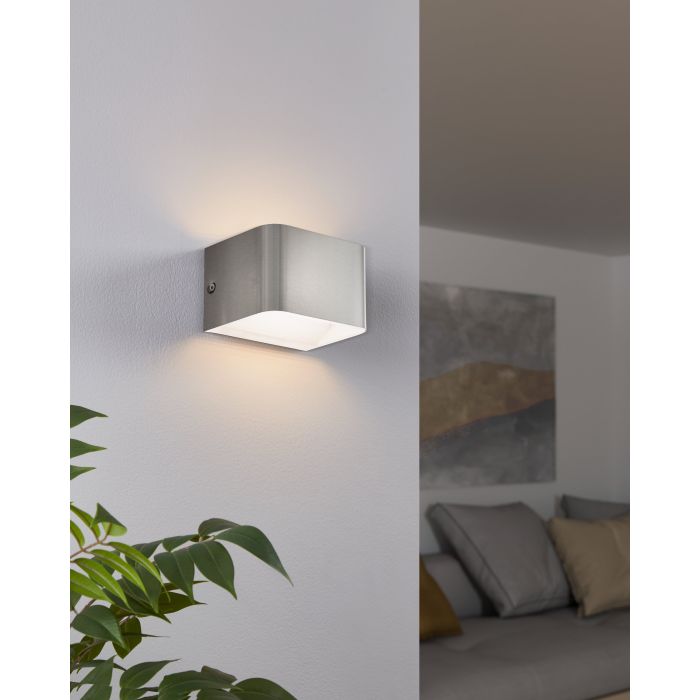 Eglo Sania 4 wandlamp LED 6W nikkel mat