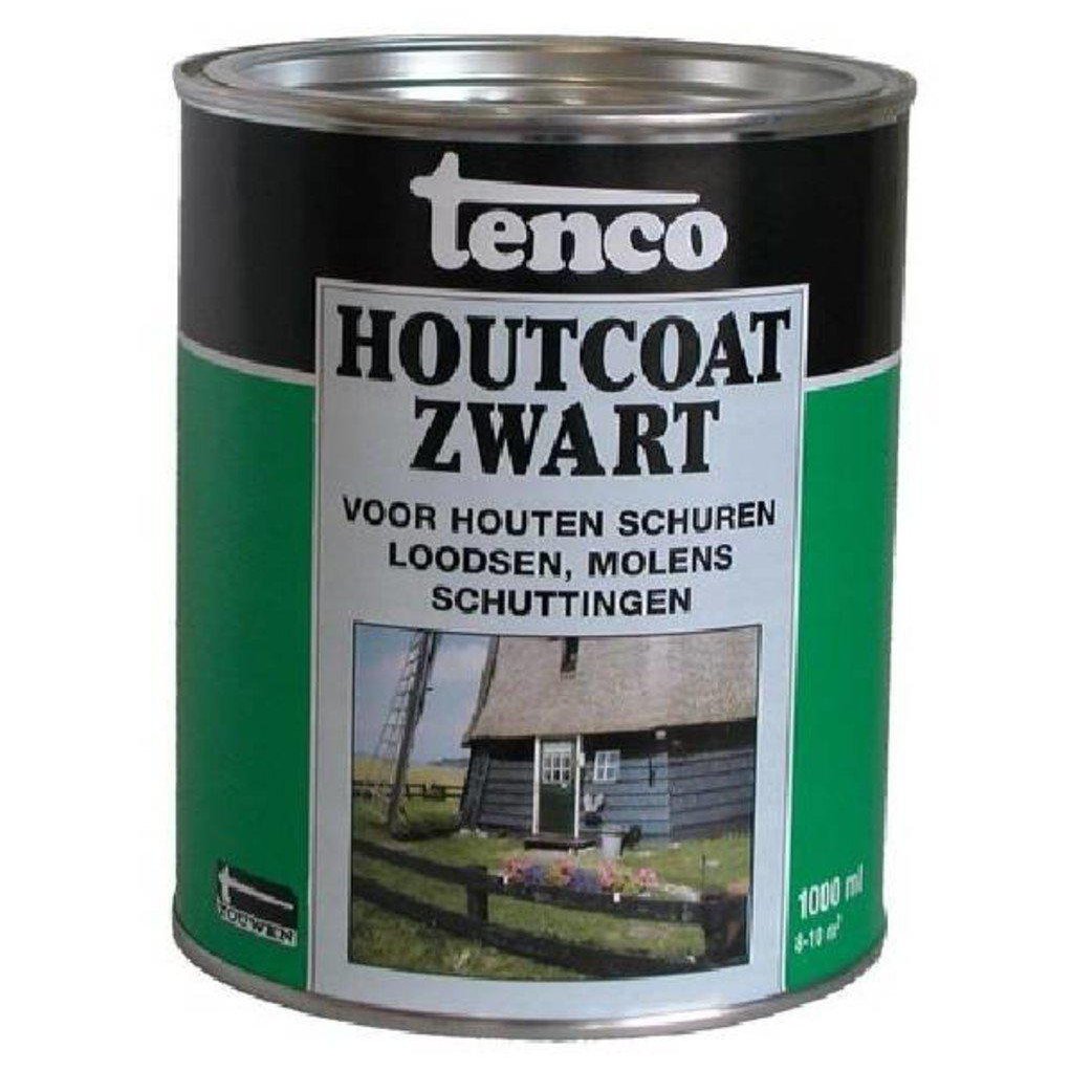 Tenco houtcoat teervrij 1 liter zwart