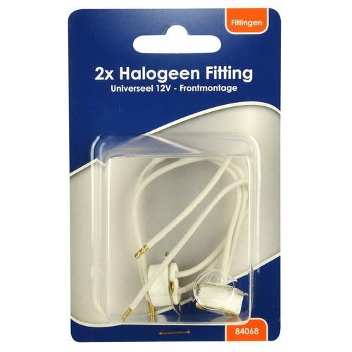 2x halogee fitting 12V +frontmontag